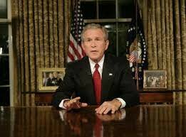 8:30 p.m. - President Bush addresses the nation from the White House