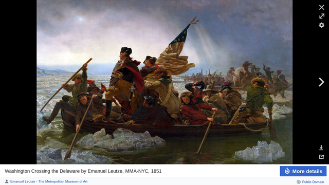 Washington crosses the Delaware