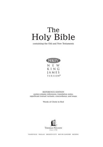 ｛英文｝《新英王詹姆斯聖經》（New King James Bible；簡稱NKJB）