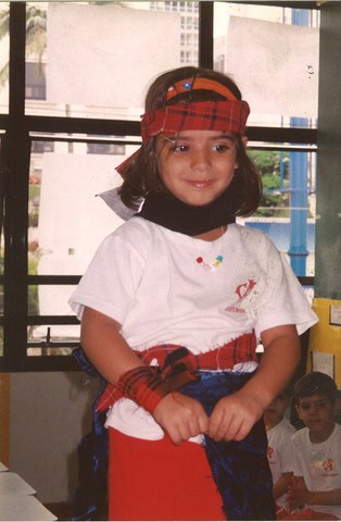 primeira vez na escola- nathalia