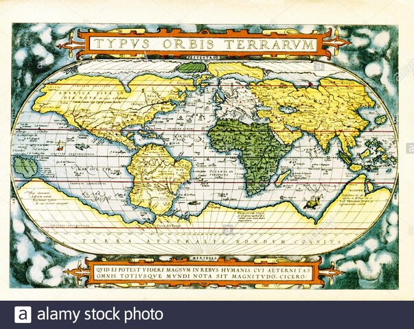 Garhardus Mercator publica primer plano del mundo