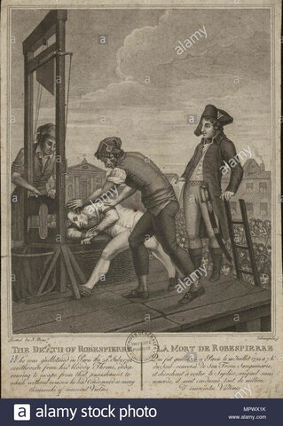 Ejecucion de Robespierre