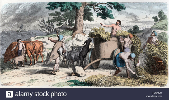 Ganadería y agricultura en Grecia