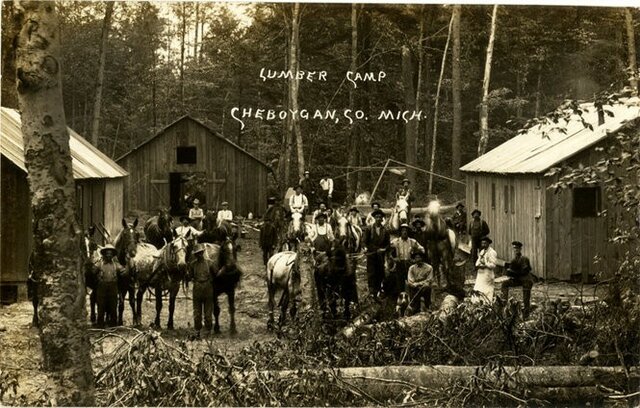 Lumber camp and Trading post