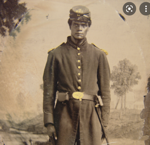 Black Soldiers Enlisted in the War