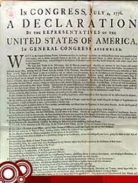 Declaración de Independencia de las trece colonias americanas