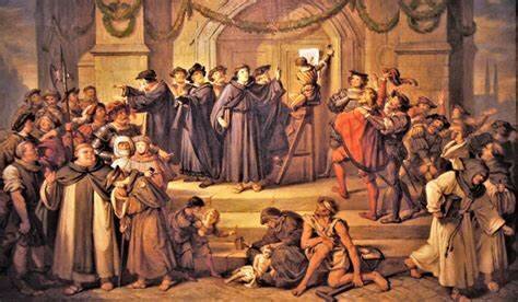 Charles V is defeated by protestants