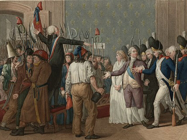 Insurrección de los Sans Culottes y destitución de Luis XVI