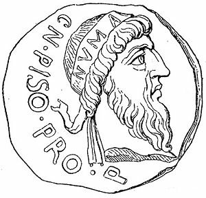 Numa Pompilius ascen al trò després de la mort de ròmul