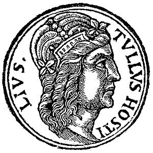 Tul·lus Hostilius accedeix al trò després de la mort de Numa Pompili
