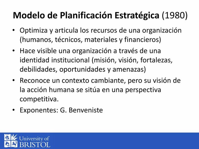 1980, Creación del valor público