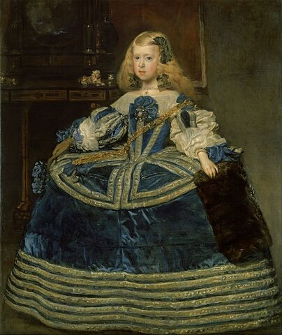 „Infanta Margarita Teresa sinises kleidis“