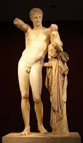hermes con dionisio de praxiteles