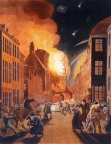 København blev bombet af england.