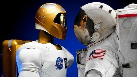 Robots humanoides utilizados como astronautas