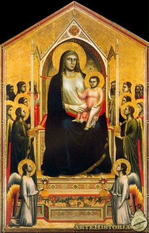 Madonna Enthroned de Duccio e Giotto