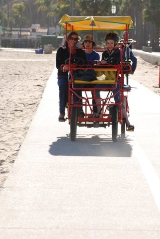 nuestro paseo en bicicleta