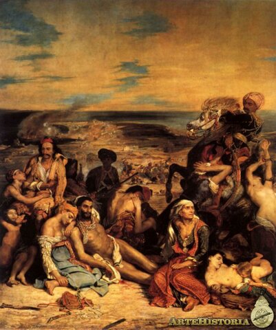LA MASSACRE DE QUIOS - Eugène Delacroix