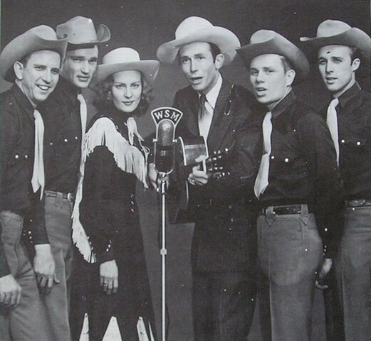 Hank Williams formed the first of his Drifting Cowboys bands