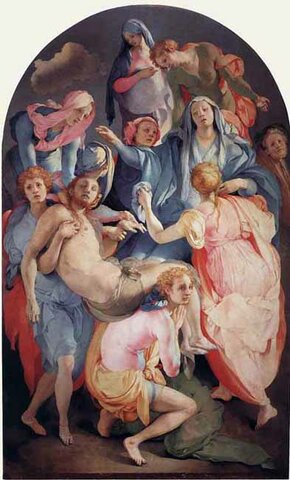 Entierro de Cristo de Pontormo