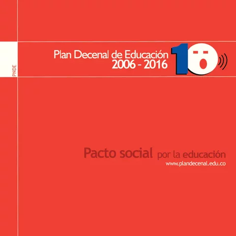 Plan Nacional Decenal de Educación 2006