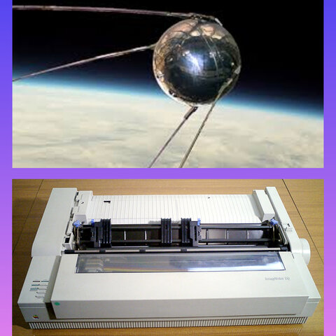 1957: Sputnik I y la impresora matricial.