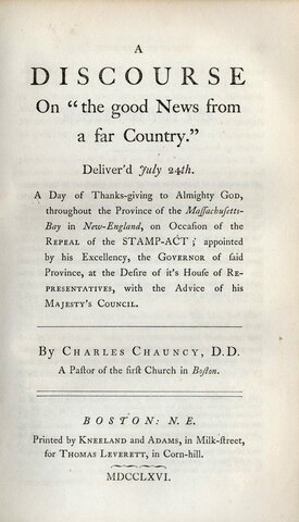 Repealing of the Stamp Act