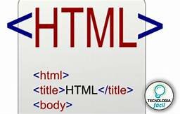 La Web 1.0 Inicio, HTML