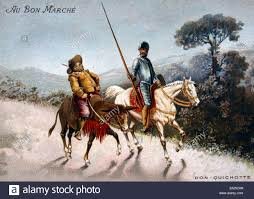 Cervantes writes the first part of The Quijote.