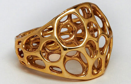 Impresión 3D en Oro y Plata