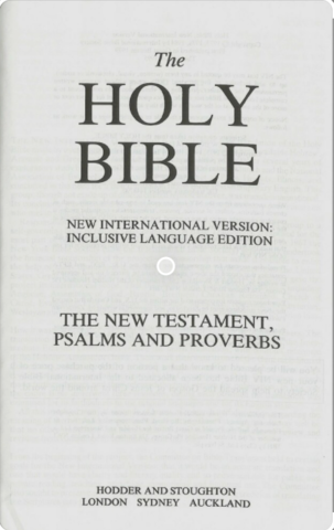 ｛英文｝《新國際譯本中性語言版》（New International Version inclusive language edition；簡稱NIVI）