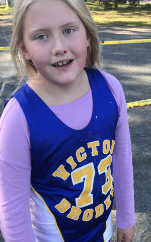 J'ai fait des courses pour l'école