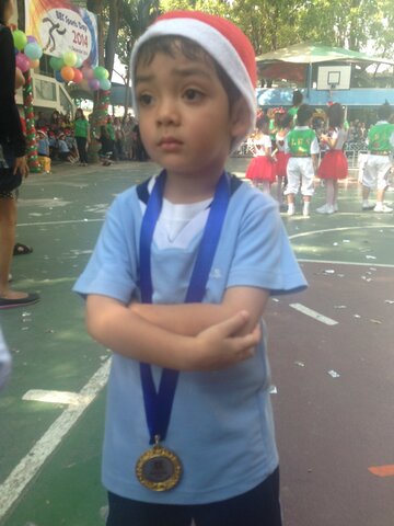 I started going to school.