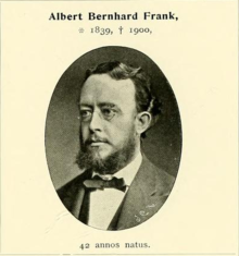 1877, Albert Bernhard Frank