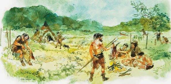 Poblamiento de América Cazadores recolectores de Megafauna Vida nómada