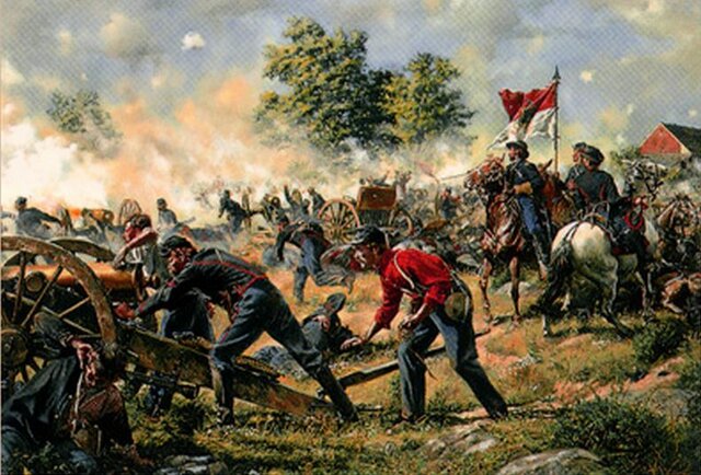 La bataille de Saratoga