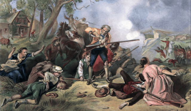 La bataille de Concord et Lexington