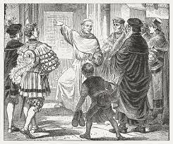 Lutero publishes his 95 Thesis.