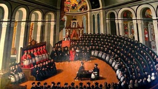 First sesion of Trento Council