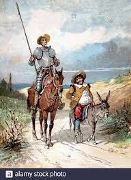 Cervantes writes the first part of The Quijote.