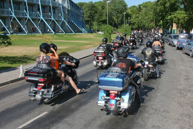 Moto rongkäik Kuressaare lossi juures 2014