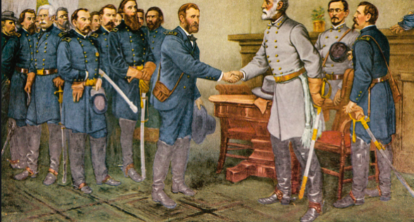The Treaty at Appomattox Courthouse