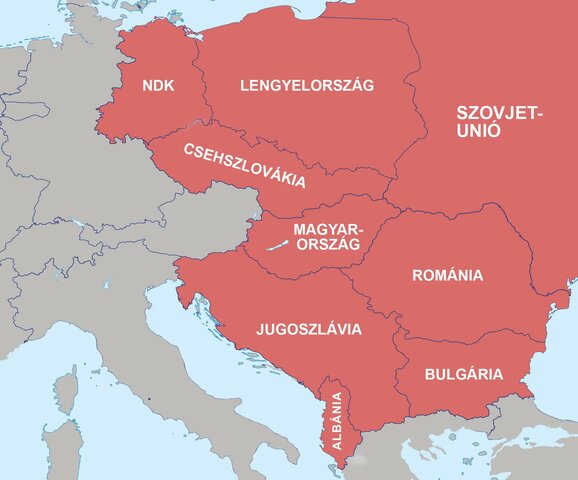 A Szovjetunió meggyengül, a keleti blokk elkezd függetlenedni