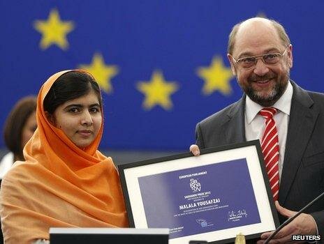 Malala won the United Nations Human Rights Prize