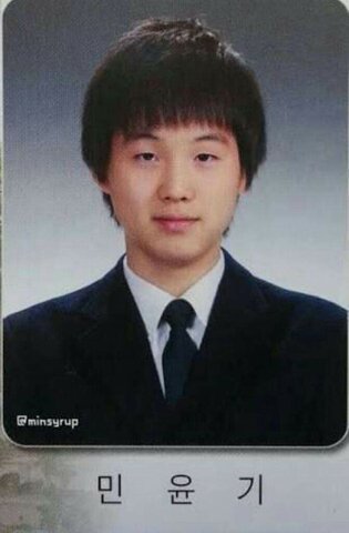 Yoongi goes to Middle School