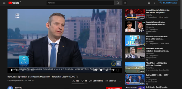 Toroczkai vezeti a Mi Hazánk EP - listáját