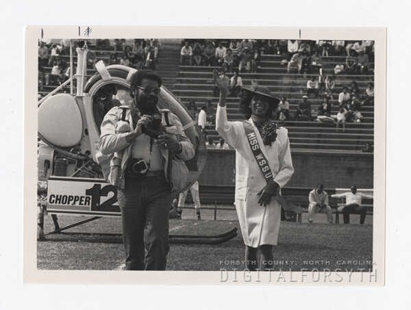 Miss WSSU Waves at the Homecoming Game