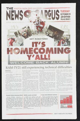 2010 News Argus Homecoming Edition
