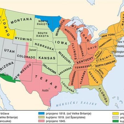 Timeline: nastanak i razvoj SAD-a
