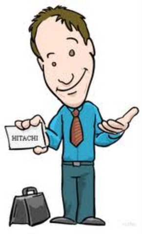 Esto va casi en serio. Vendedor de equipos de oficina.